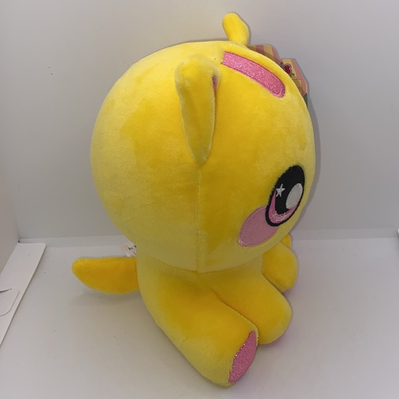 Squeezamals Carol Cat Yellow Squishy Plush Stuffed Animal Toy 6.5” - Picture 7 of 15